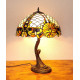 Tiffany Tischleuchte im Tiffany Stil Blumen m341