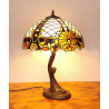 Tiffany Tischleuchte im Tiffany Stil Blumen m341