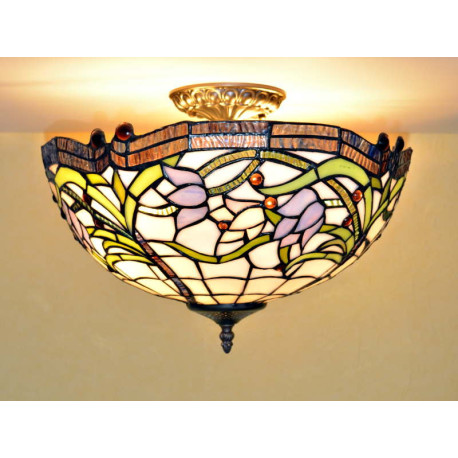 Deckenleuchte im Tiffany Stil D151