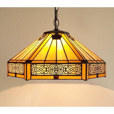 Tiffany Deckenleuchte im Tiffany Stil Pendelleuchte F345
