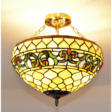 Tiffany Deckenleuchte im Tiffany Stil D141