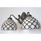 Tiffany Wandleuchte im Tiffany Stil 2-flammig W38