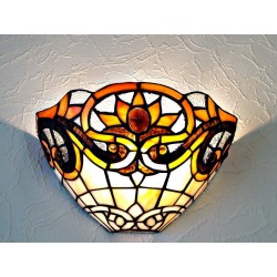 Tiffany Wandleuchte im Tiffany Stil Wandlampe W32