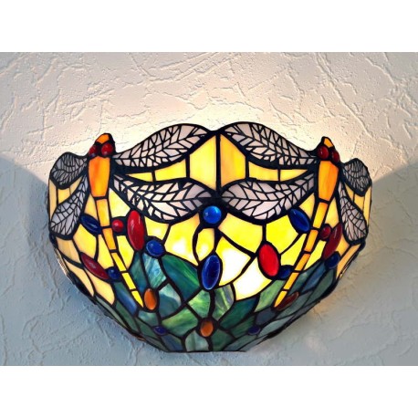 Tiffany Wandleuchte im Tiffany Stil Wandlampe W17