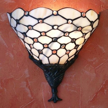 Tiffany Wandleuchte Wandlampe im Tiffany Stil W50