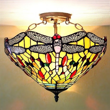 Tiffany Deckenleuchte im Tiffany Stil F85