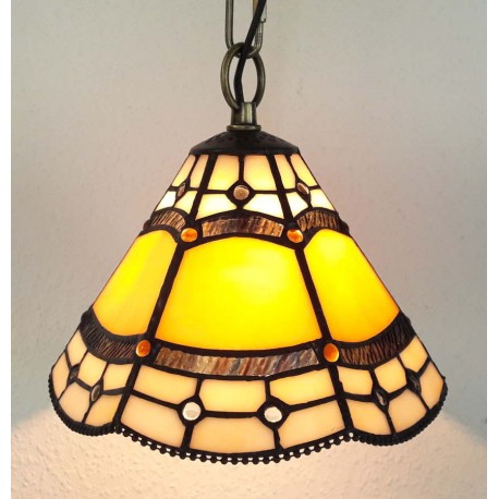Tiffany Deckenleuchte Ø 20 cm im Tiffany Stil F279