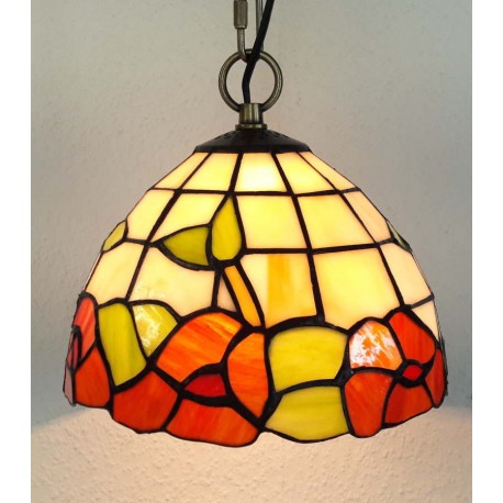Tiffany Deckenleuchte Ø 20 cm im Tiffany Stil F285