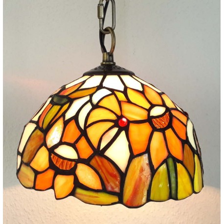 Tiffany Deckenleuchte Ø 20 cm im Tiffany Stil F287