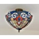 Tiffany Deckenleuchte im Tiffany Stil D139
