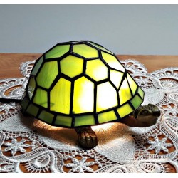 Tiffany Schildkröte grün Tischlampe im Tiffany Stil K162