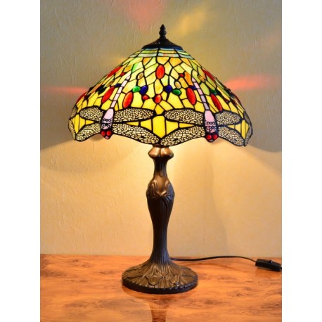 Tiffany Tischleuchte Dragonfly im Tiffany Stil T158