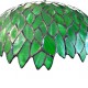 Tiffany Deckenleuchte im Tiffany Stil  grün Ø 40 cm F314