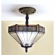 Tiffany Deckenleuchte im Tiffany Stil D235