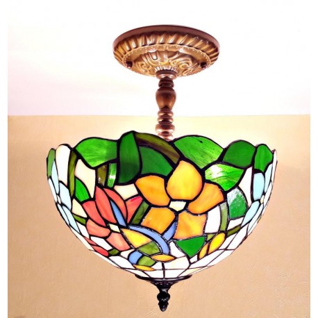 Tiffany Deckenleuchte im Tiffany Stil D242