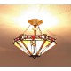 Tiffany Deckenleuchte im Tiffany Stil D211