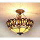 Tiffany Deckenleuchte im Tiffany Stil D214