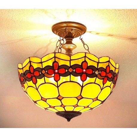 Tiffany Deckenleuchte im Tiffany Stil D226