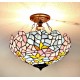 Tiffany Deckenleuchte im Tiffany Stil D228