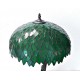 Tiffany Tischleuchte grün im Tiffany Stil Tischlampe A197