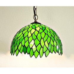 Tiffany Deckenleuchte grün im Tiffany Stil Deckenlampe F378