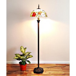 Tiffany Stehlampe im Tiffany Stil Stehleuchte Blumen stl98